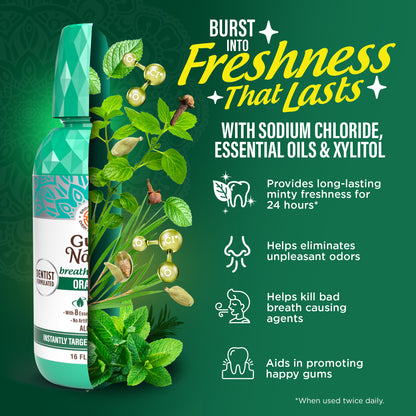 Oral Rinse Breath Harmonizer Mouthwash - Wild Mint (16 Fl Oz)