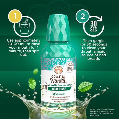 Oral Rinse Breath Harmonizer Mouthwash - Wild Mint (16 Fl Oz)