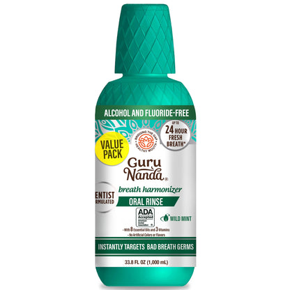 Oral Rinse Breath Harmonizer Mouthwash - Wild Mint (33.8 Fl Oz)