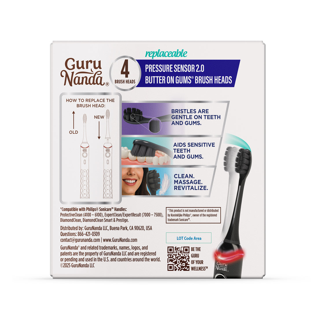 Replacement Brush Head for Pressure Sensor 2.0