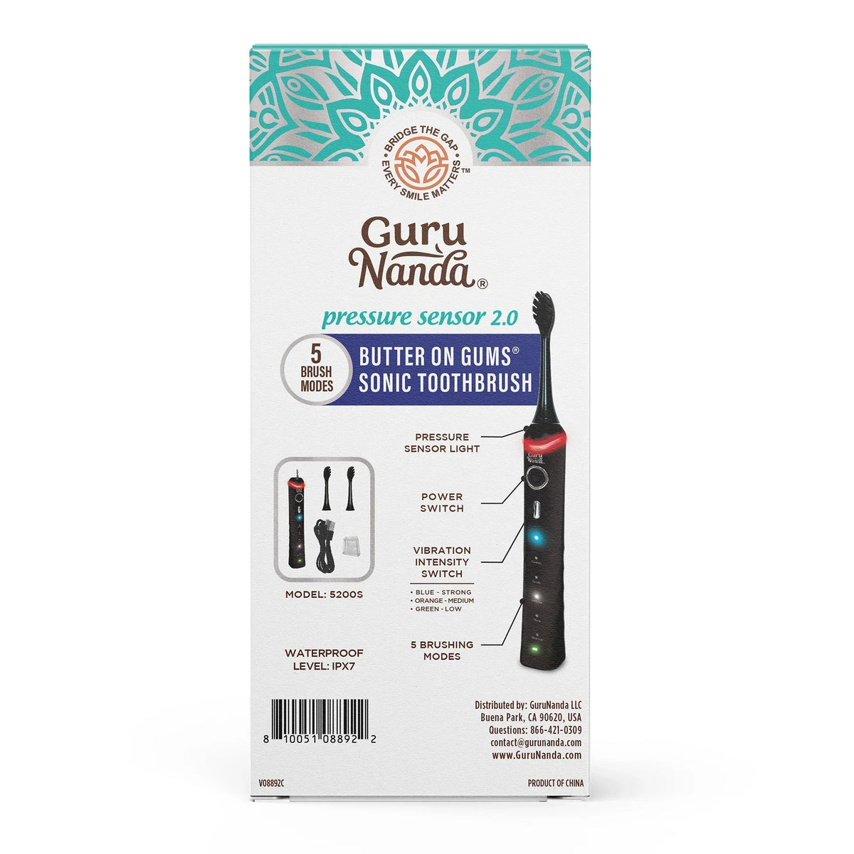 Butter On Gums Pressure Sensor Electric Toothbrush 2.0 – GuruNanda