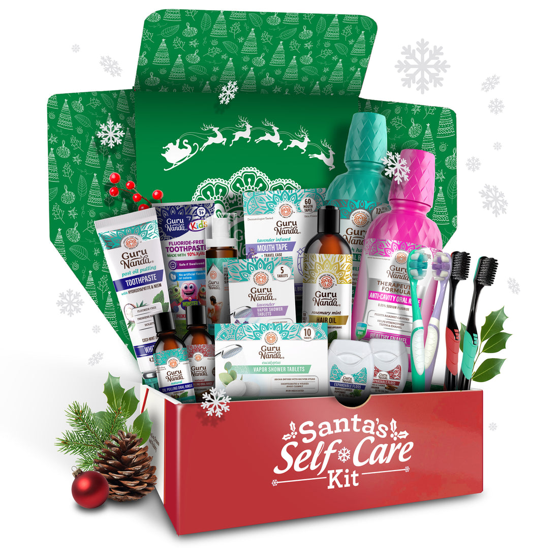 GuruNanda Santa Self Care Complete Oral Kit