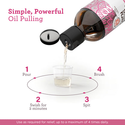 Oral Pain Relief Oil Pulling – 8 fl. oz.