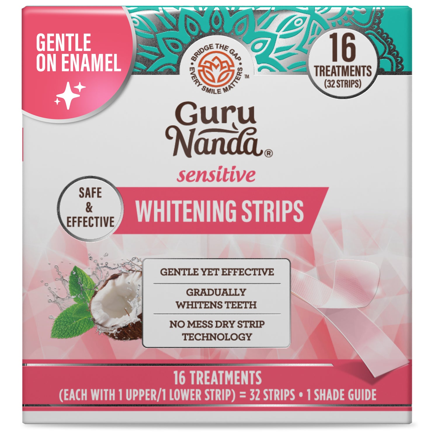 Sensitive Whitening Strips – 16 Treatments