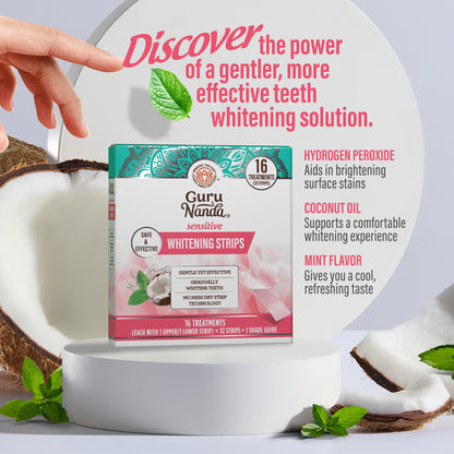 Sensitive Whitening Strips – 16 Treatments