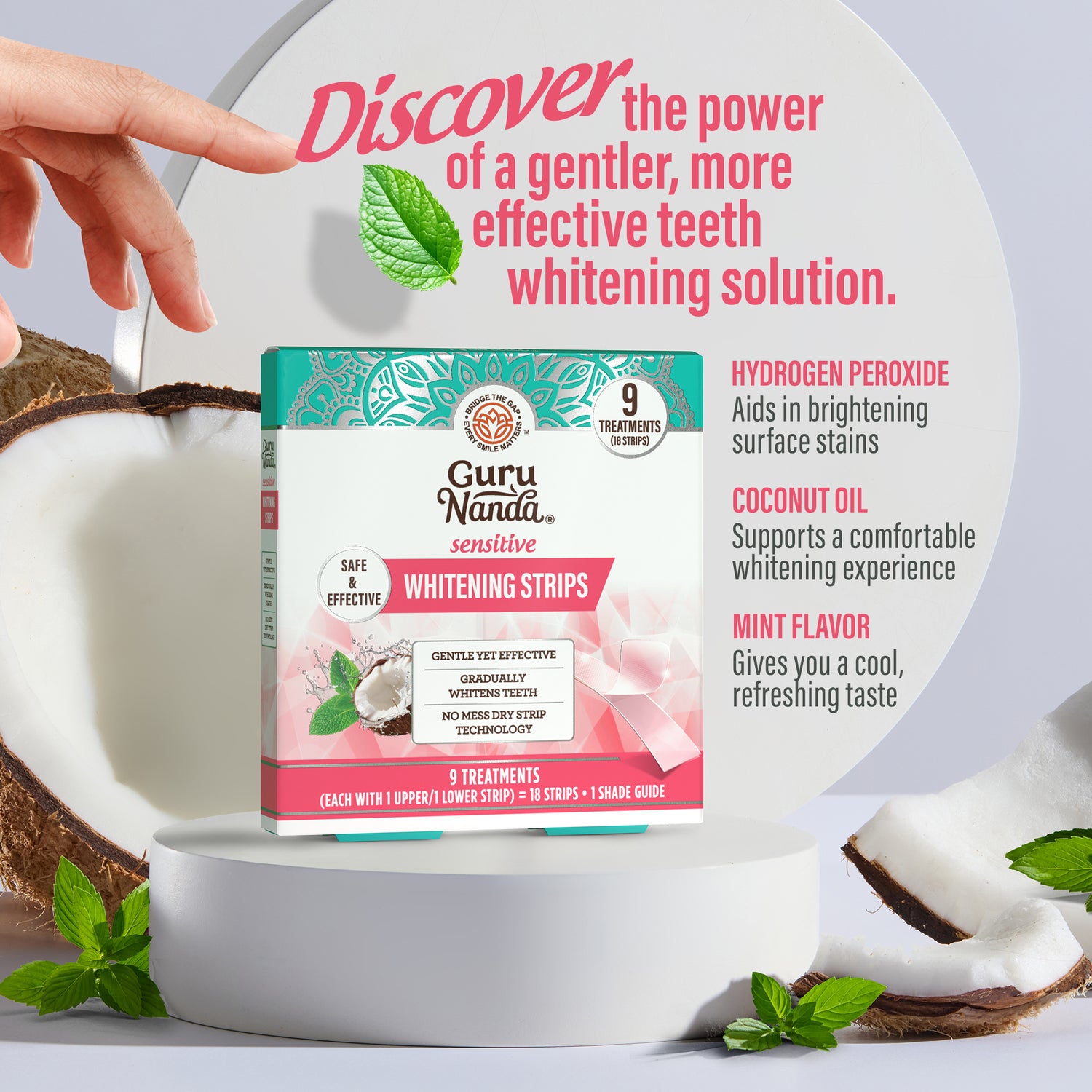 Sensitive Whitening Strips – 9 Treatments