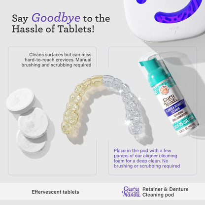 Retainer &amp; Denture Cleaning Pod