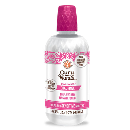 Vita Breath Unflavored &amp; Unsweetened Oral Rinse - 32 Fl Oz