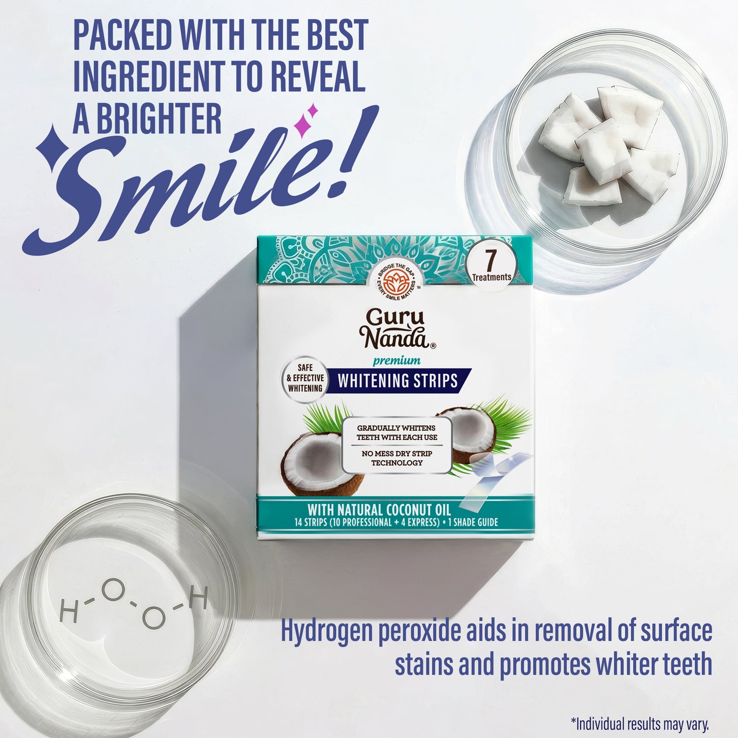 Bandes blanchissantes (traitement de 7 jours)