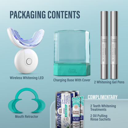 Kit de blanqueamiento dental LED inalámbrico