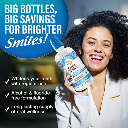 Oxyburst Whitening Oral Rinse Mouthwash - 1L