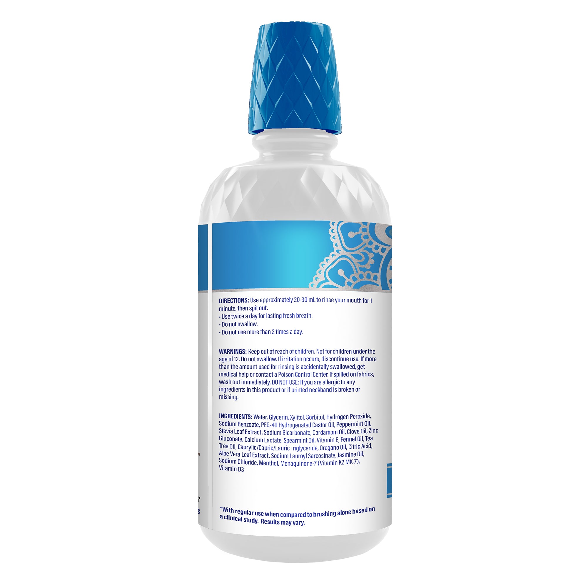 Oxyburst Whitening Oral Rinse Mouthwash - 1L