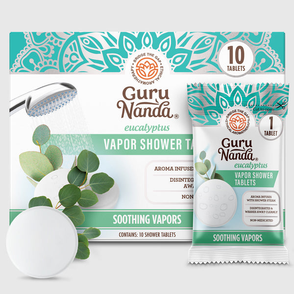 Pastillas de ducha de vapor de eucalipto - 10 unidades