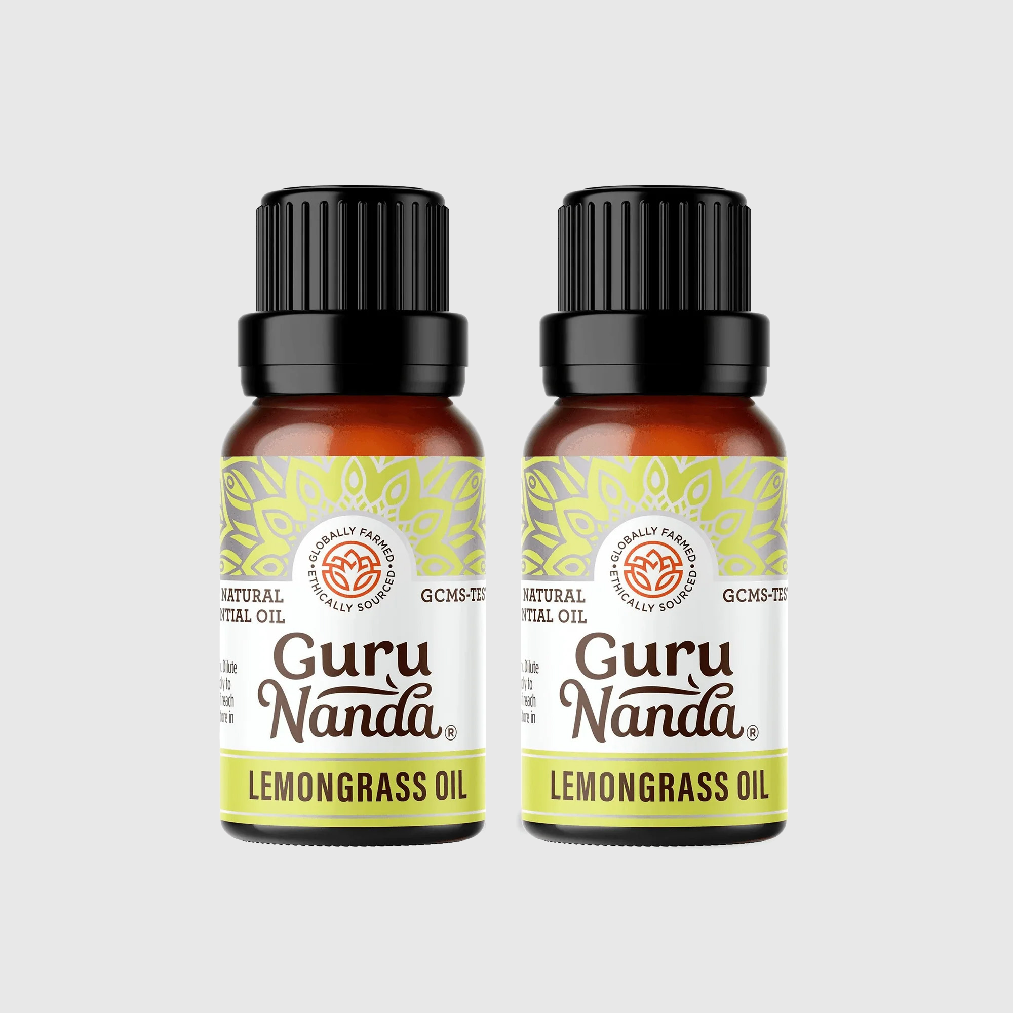Huile essentielle de citronnelle, 15 ml - Lot de 2
