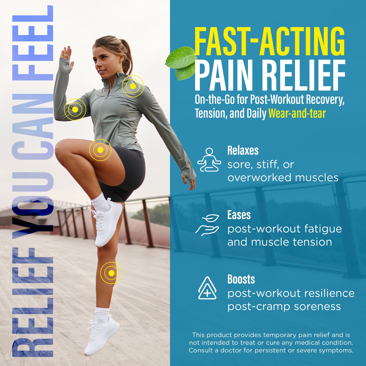 Menthol with Magnesium Cooling Pain Relief Spray - 2 oz