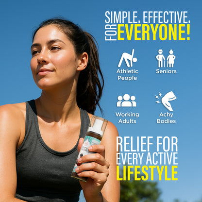 Menthol with Magnesium Cooling Pain Relief Spray - 2 oz