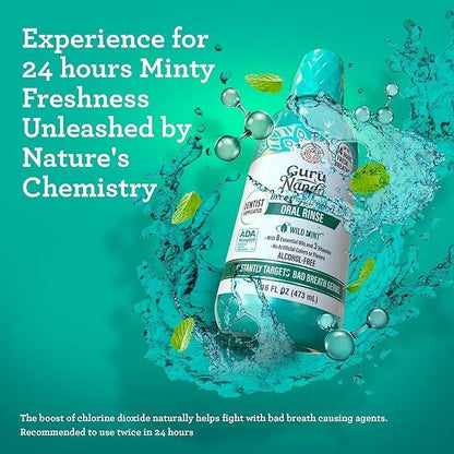 Oral Rinse Breath Harmonizer Mouthwash - Wild Mint - 2 Pack