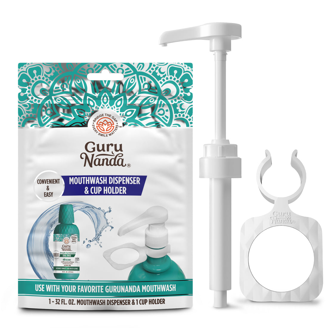 Pump Dispenser &amp; Cup Holder