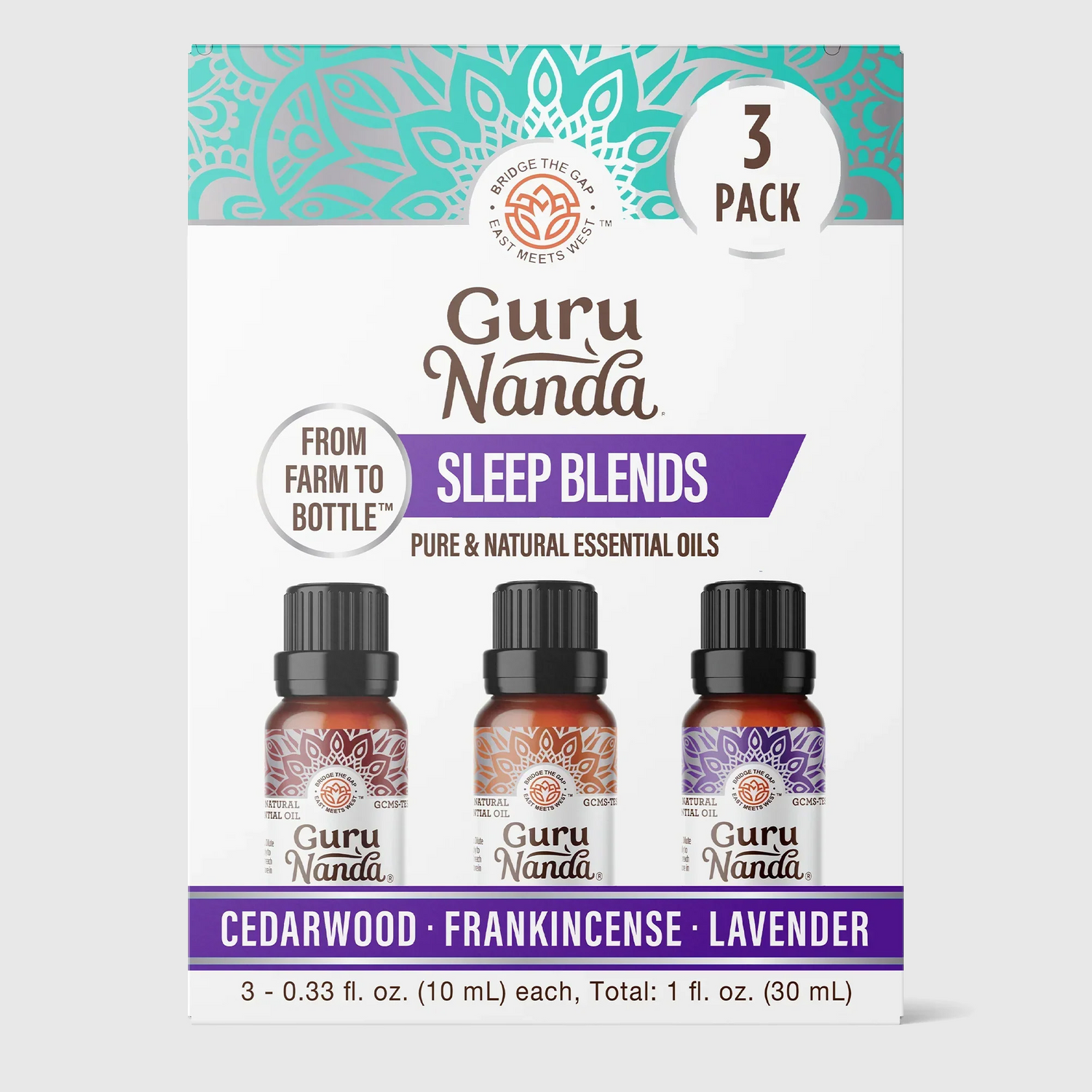 Aceites Esenciales para Dormir, 10 mL - Paquete de 3