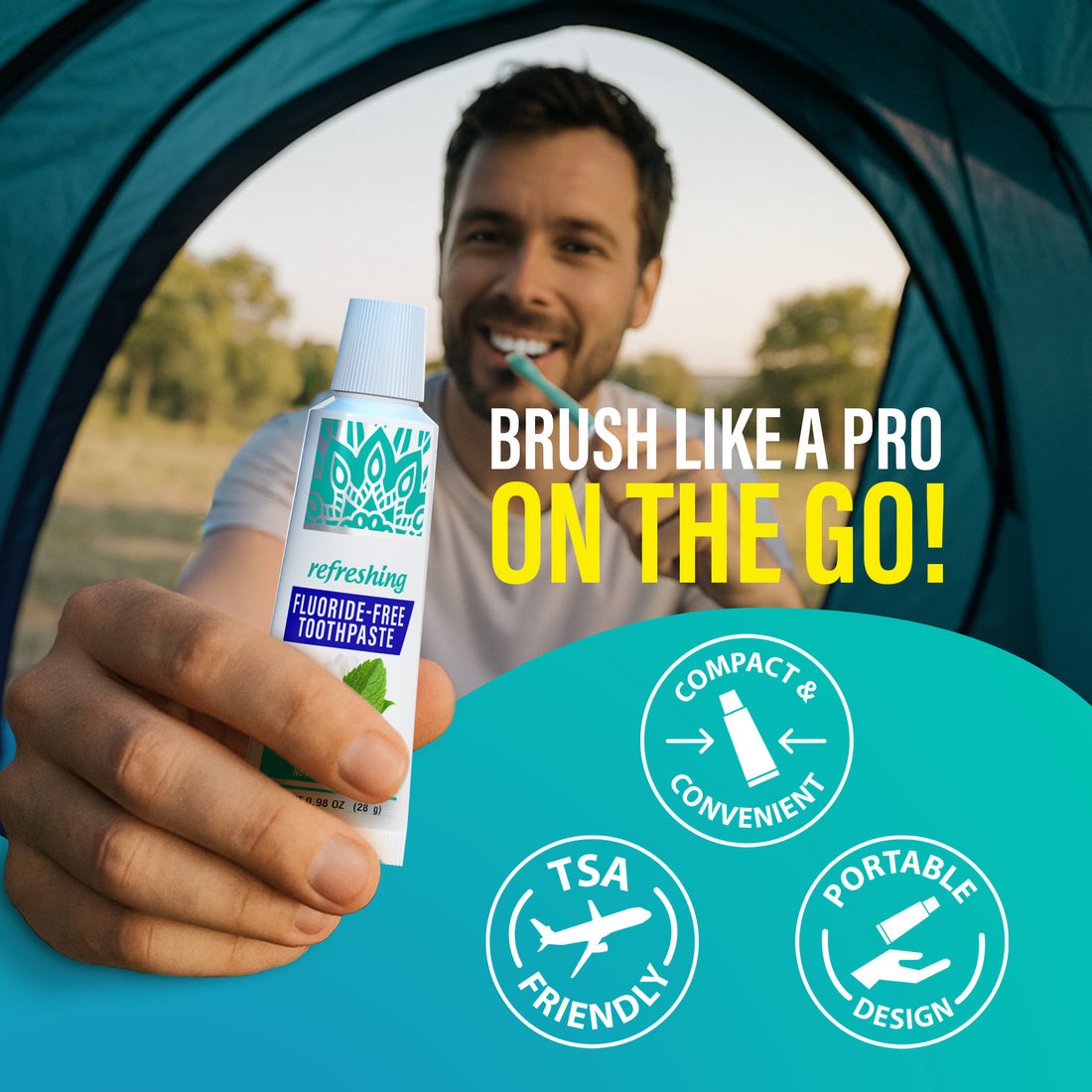 Dentifrice de voyage à l&
