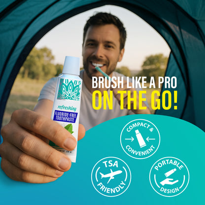Jasmine Mint Fluoride-Free Hydroxyapatite Travel Size Toothpaste