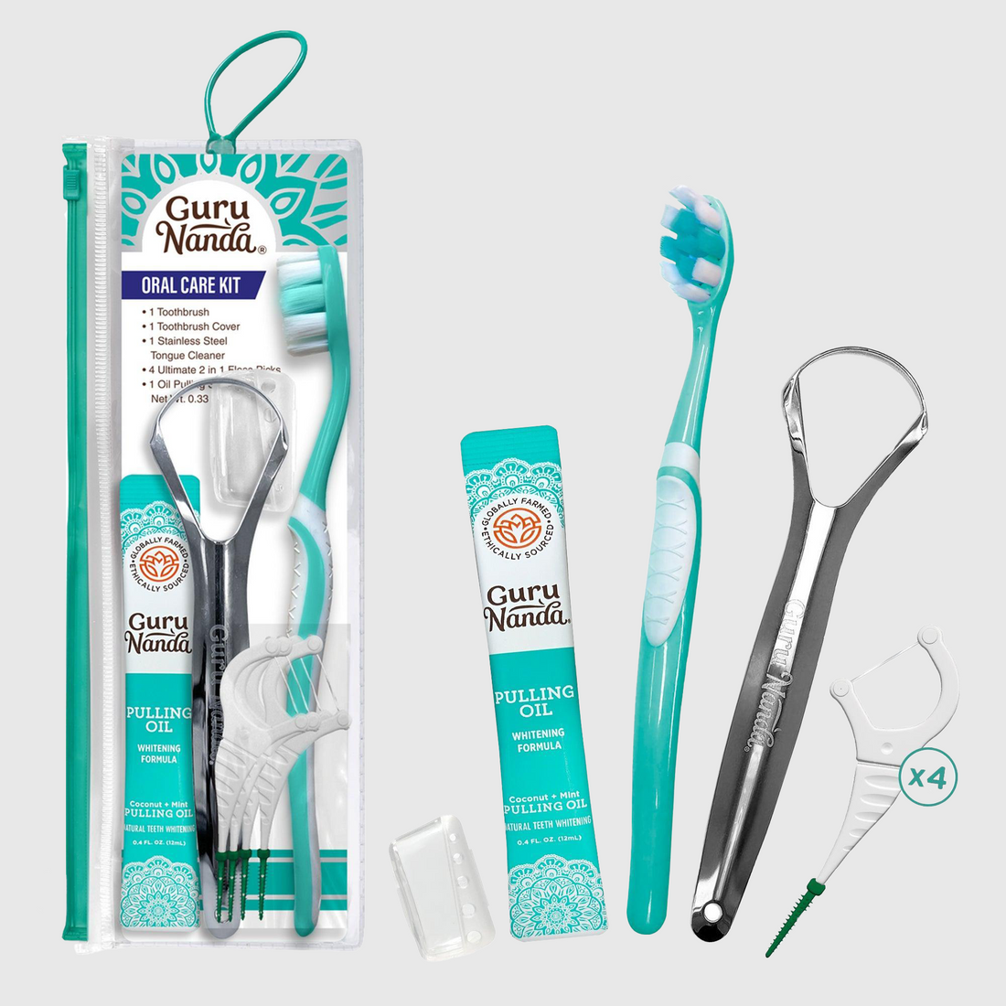 GuruNanda Oral Care Travel Kit