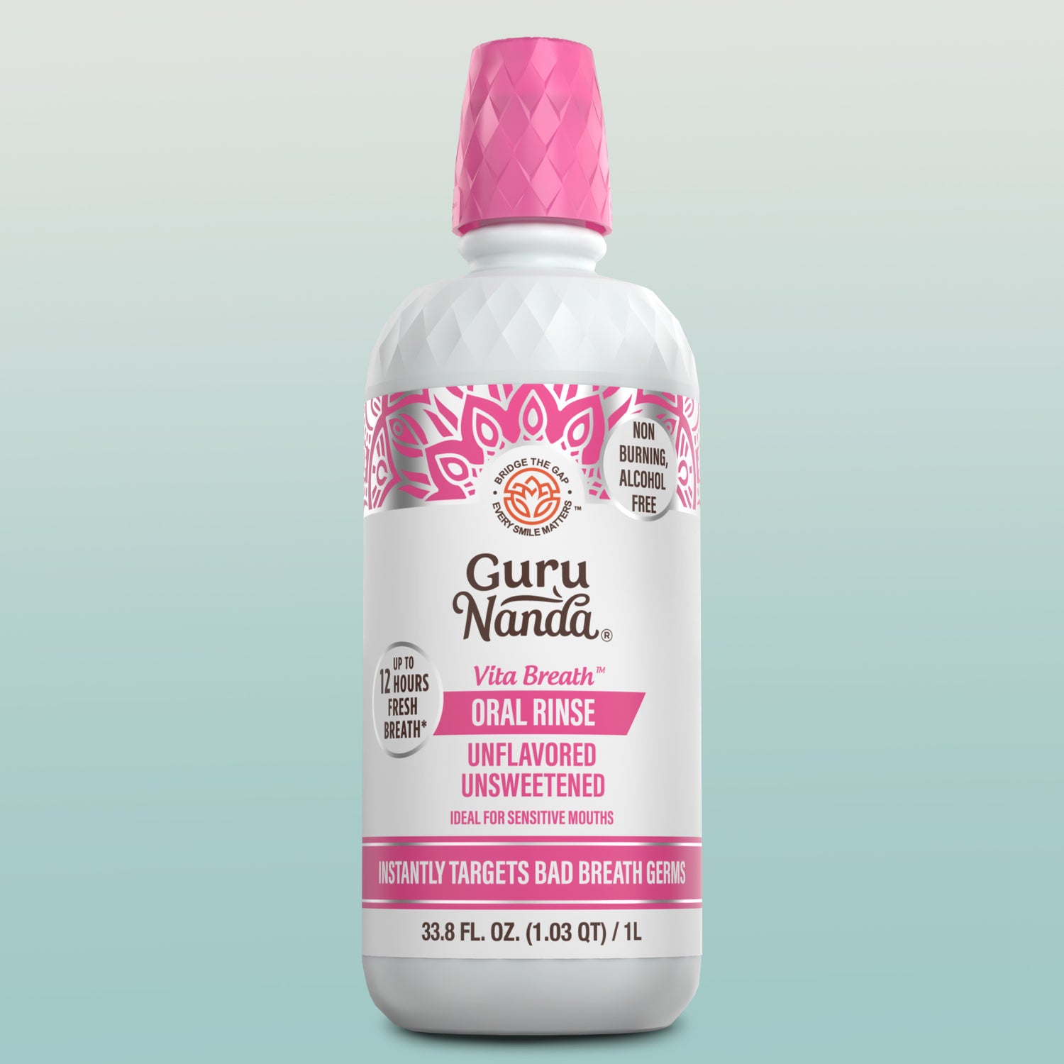 Enjuague bucal Vita Breath sin sabor ni azúcar - 1 L