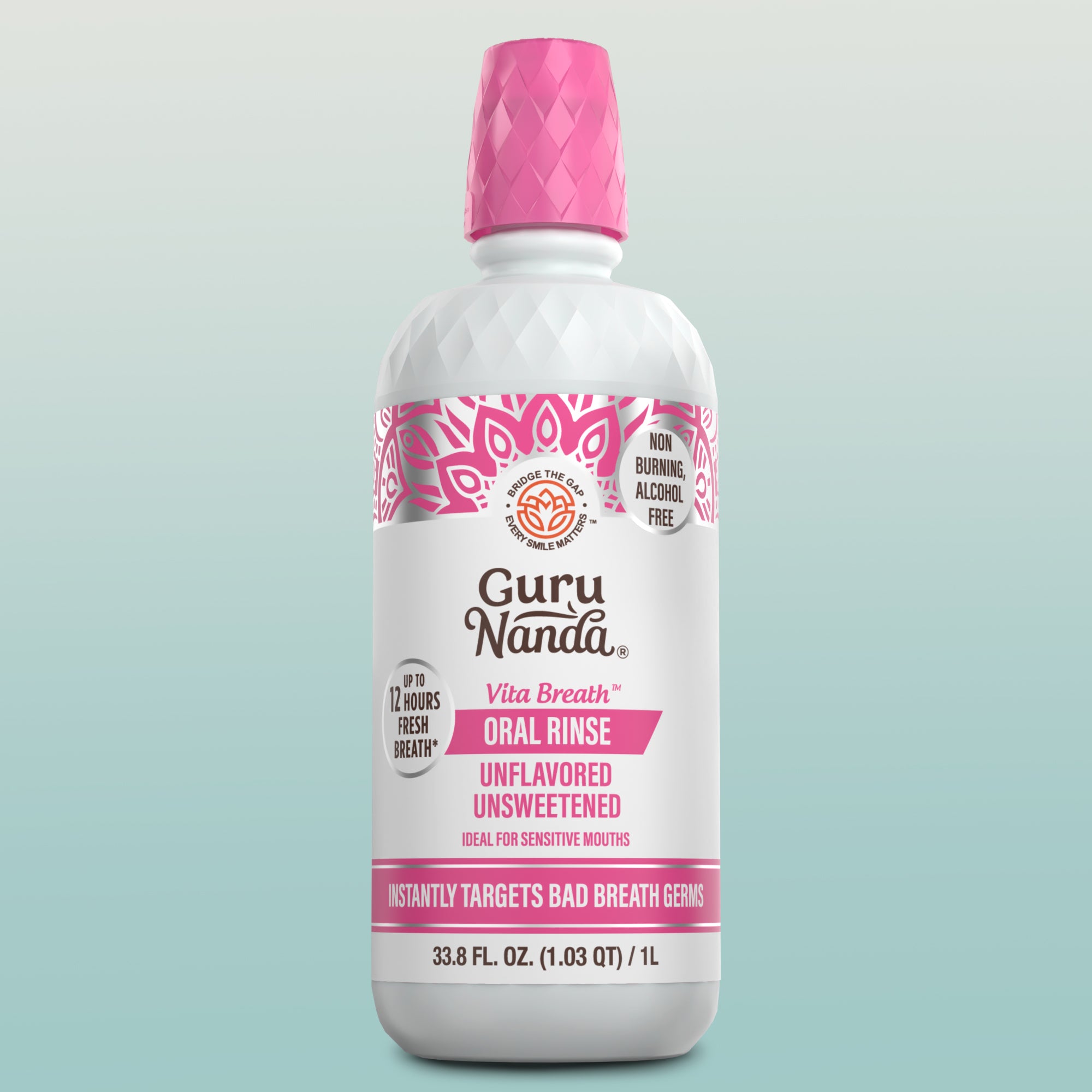 Enjuague bucal Vita Breath sin sabor ni azúcar - 1 L