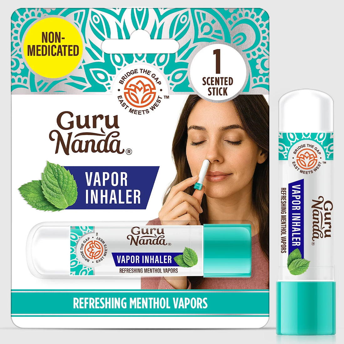Inhalador de vapor sin medicamentos - 1 unidad