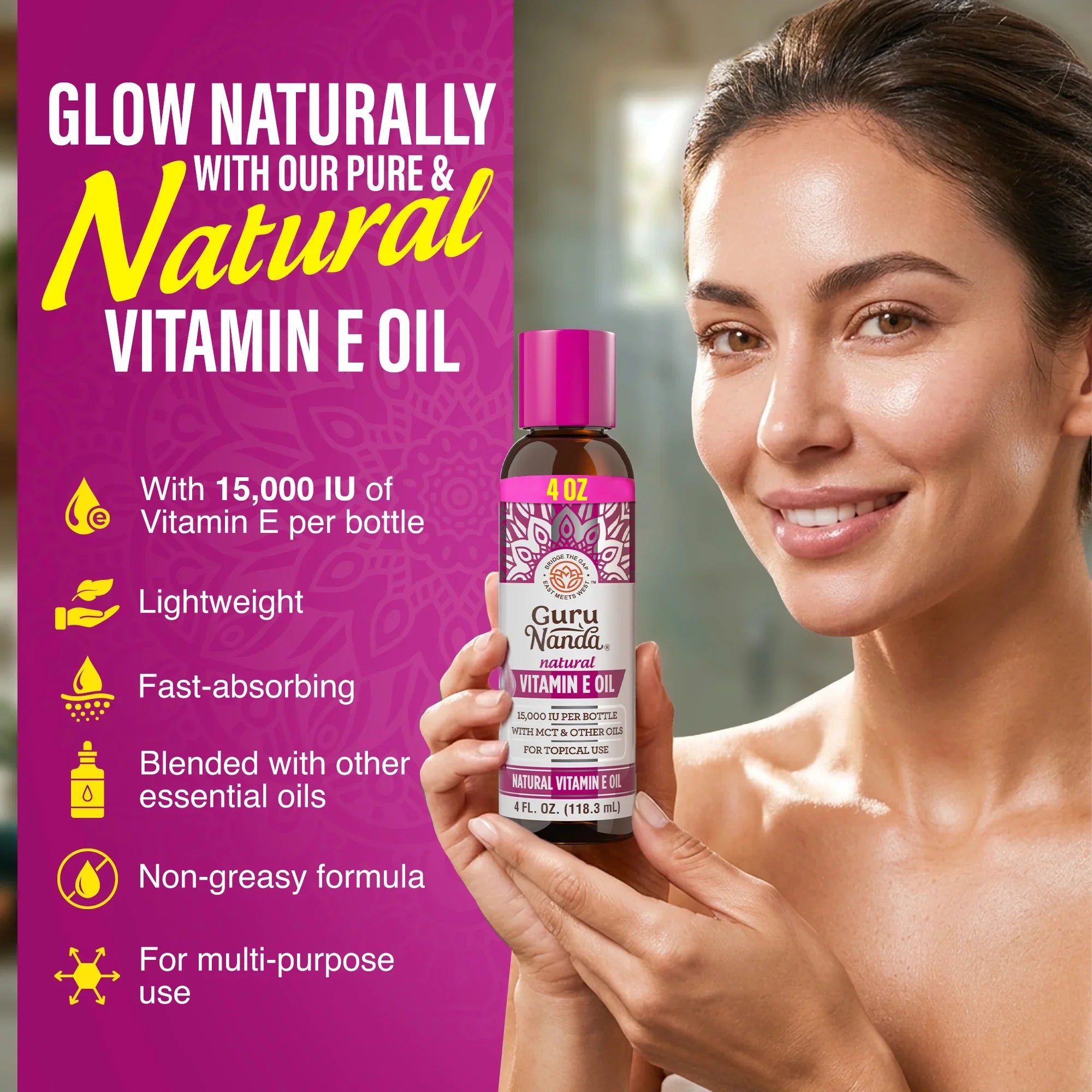 Vitamin E Oil 15,000 IU – 4 oz