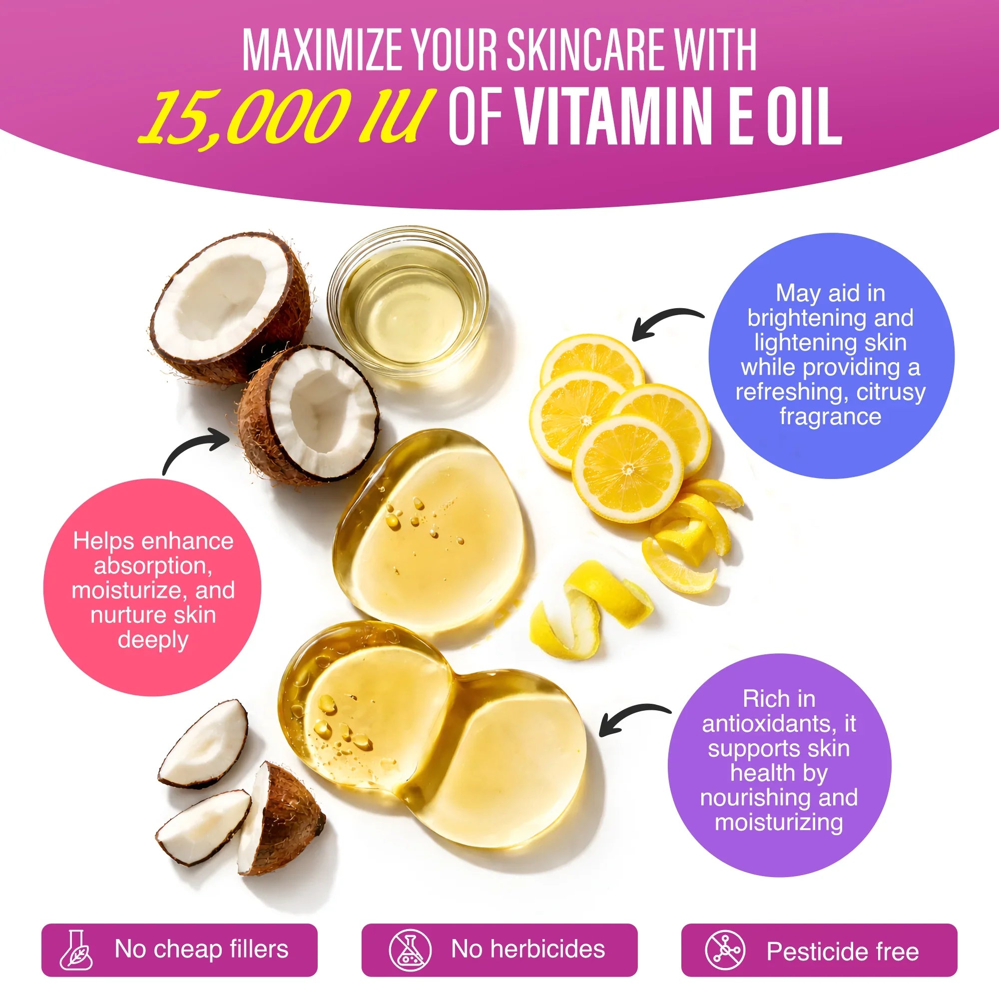 Vitamin E Oil 15,000 IU – 4 oz