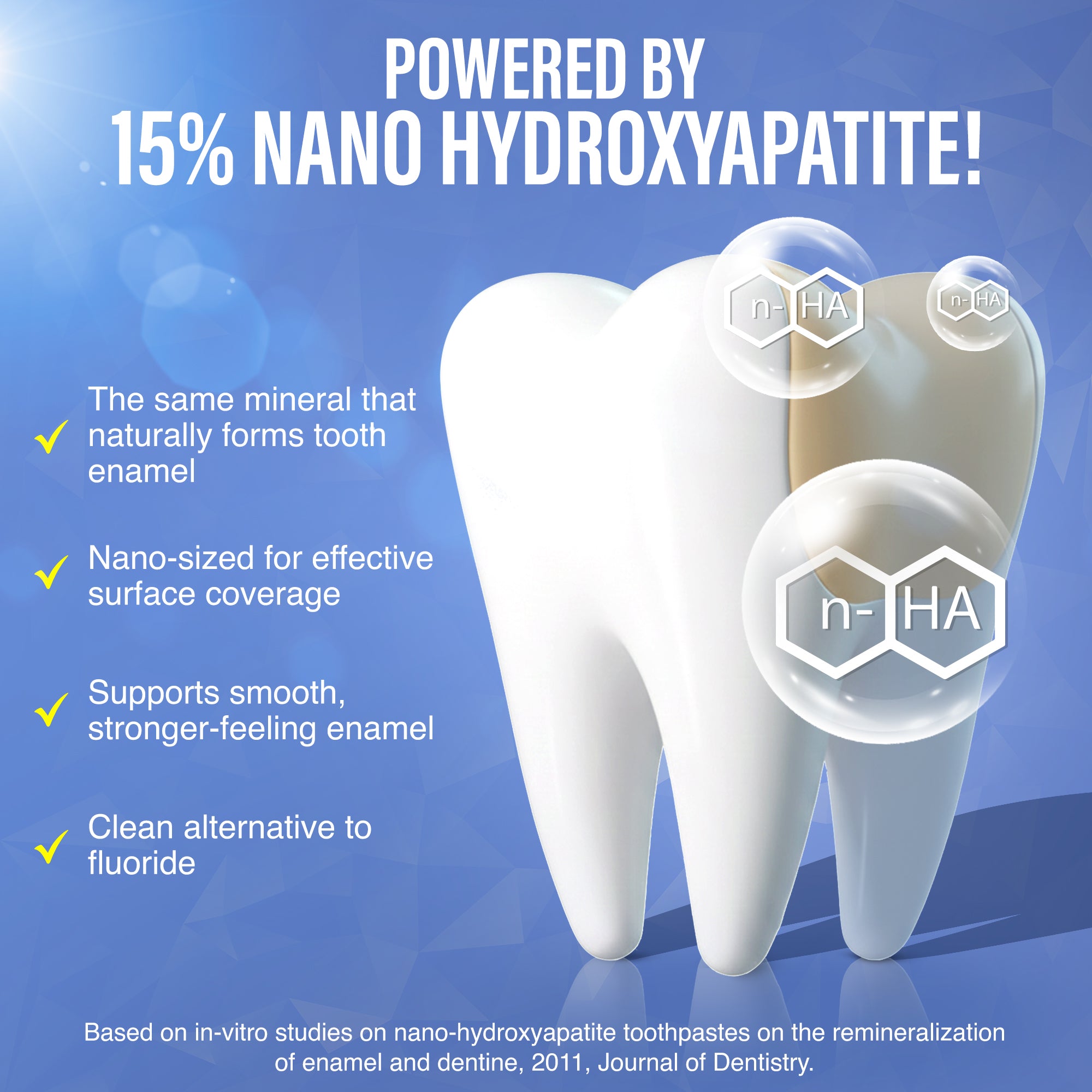 Minerals &amp; Vitamins Toothpaste Booster with 15% Nano Hydroxyapatite – 1 fl oz