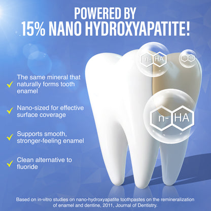 Minerals &amp; Vitamins Toothpaste Booster with 15% Nano Hydroxyapatite – 1 fl oz