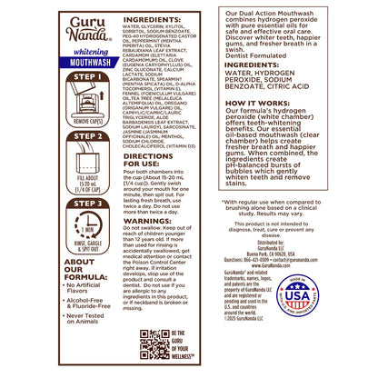 Dual Barrel Oxyburst Whitening Mouthwash, 20 Fl Oz - 3 Pk