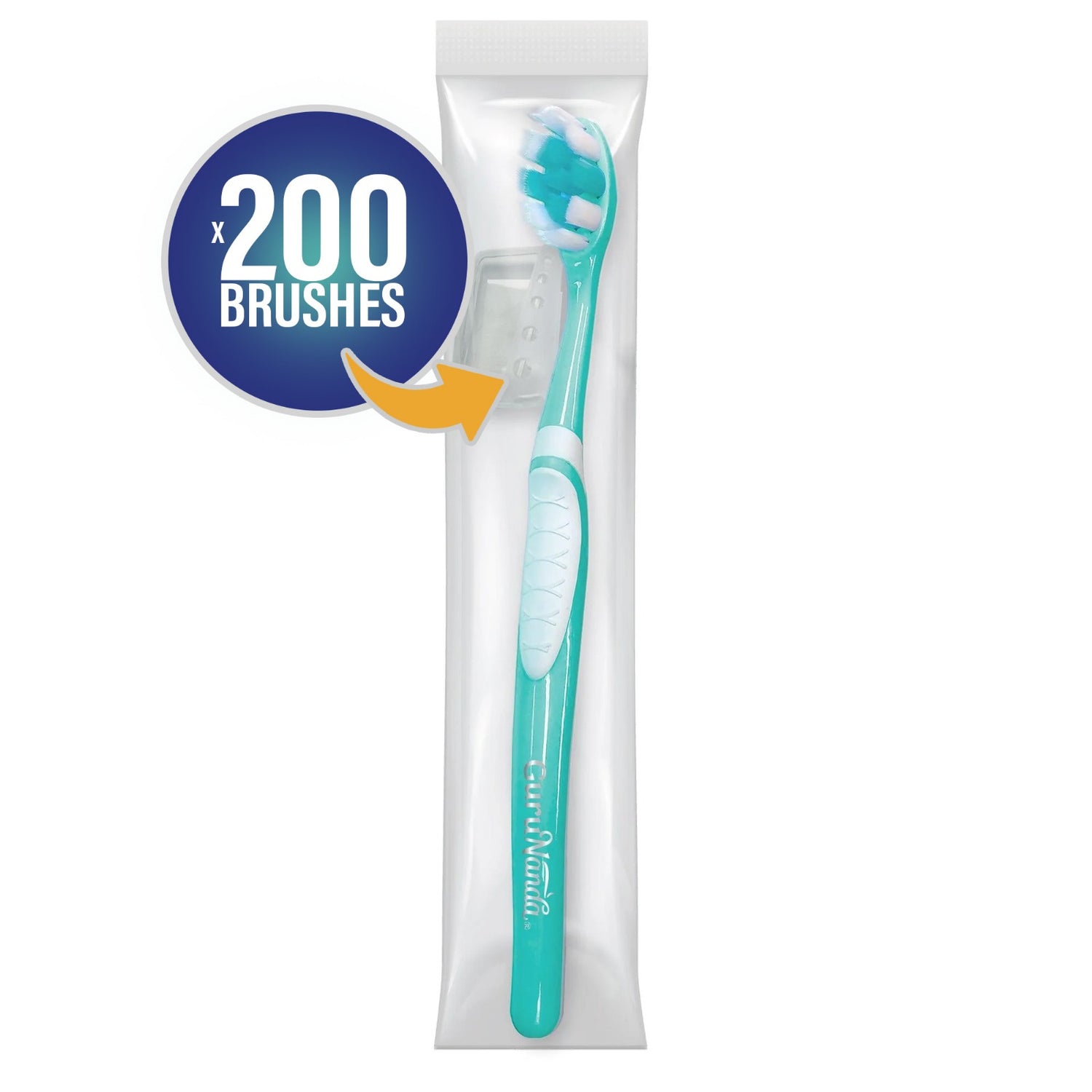 ALL TEAL -BUTTER ON GUMS TOOTHBRUSHES (200/Case)