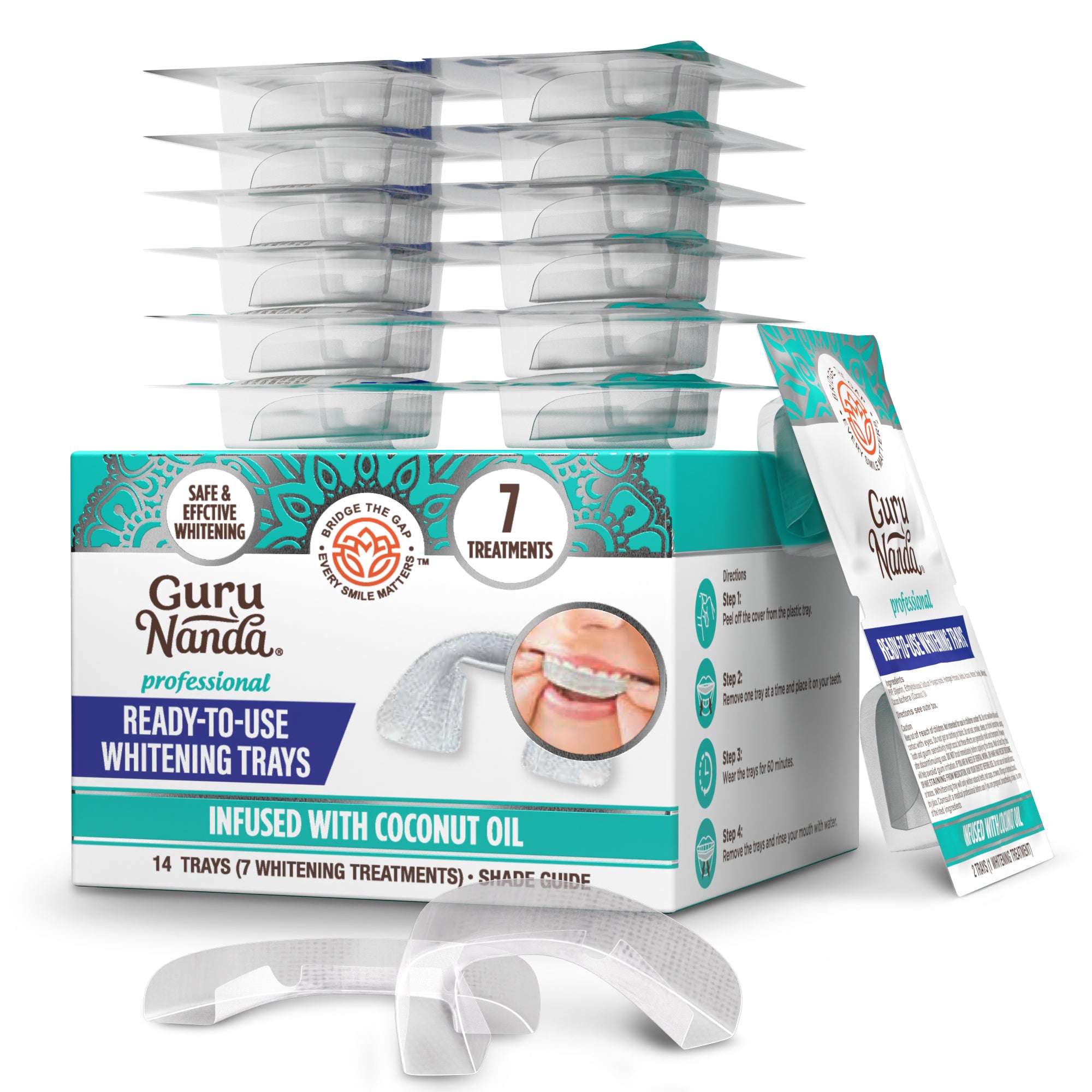 Professional Whitening Trays – 7 Treatments