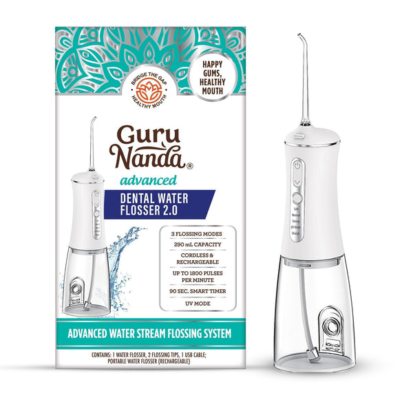 Advanced Dental Water Flosser With UV Light (290ML) GuruNanda