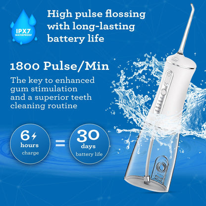 Advance Dental Water Flosser 2.0 with UV Light (290ML) - GuruNanda