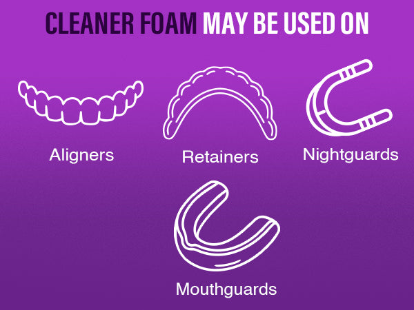 GuruNanda Aligner Retainer Foam Cleaner 3.38 fl oz