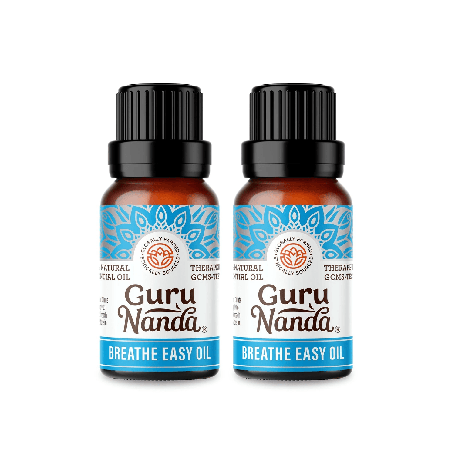 Breathe Easy Essential Oil Blend, 15 ML - 2 PK - GuruNanda