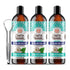 Cocomint Pulling Oil with 7 Essential Oils & Vitamins D3, E & K2 (Mickey D Formula), 8 oz - 3 Pk - GuruNanda