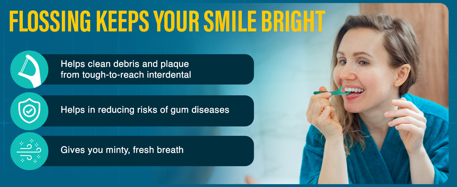 Benefits of flossing