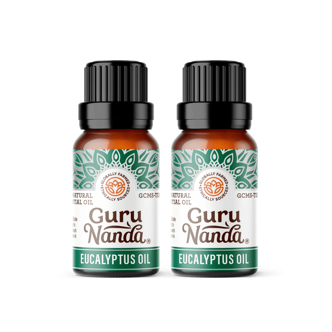 Eucalyptus Essential Oil, 15 ML - 2 PK - GuruNanda