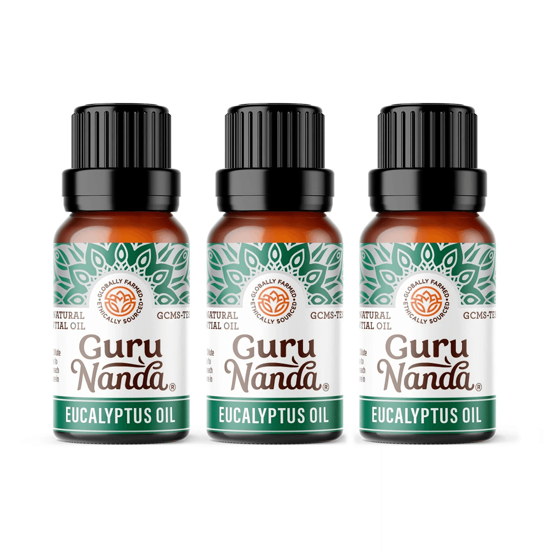 Eucalyptus Essential Oil, 30 ML - 3 PK - GuruNanda