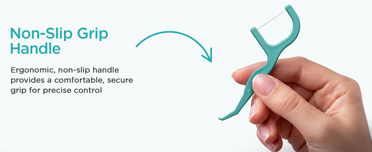 Non-slip grip handle — ergonomic handle provides a comfortable, secure grip for precise control.