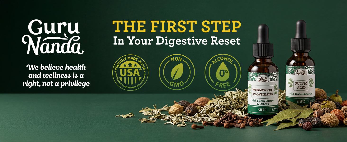 Gutcleanse 2-Step Supplement | GuruNanda