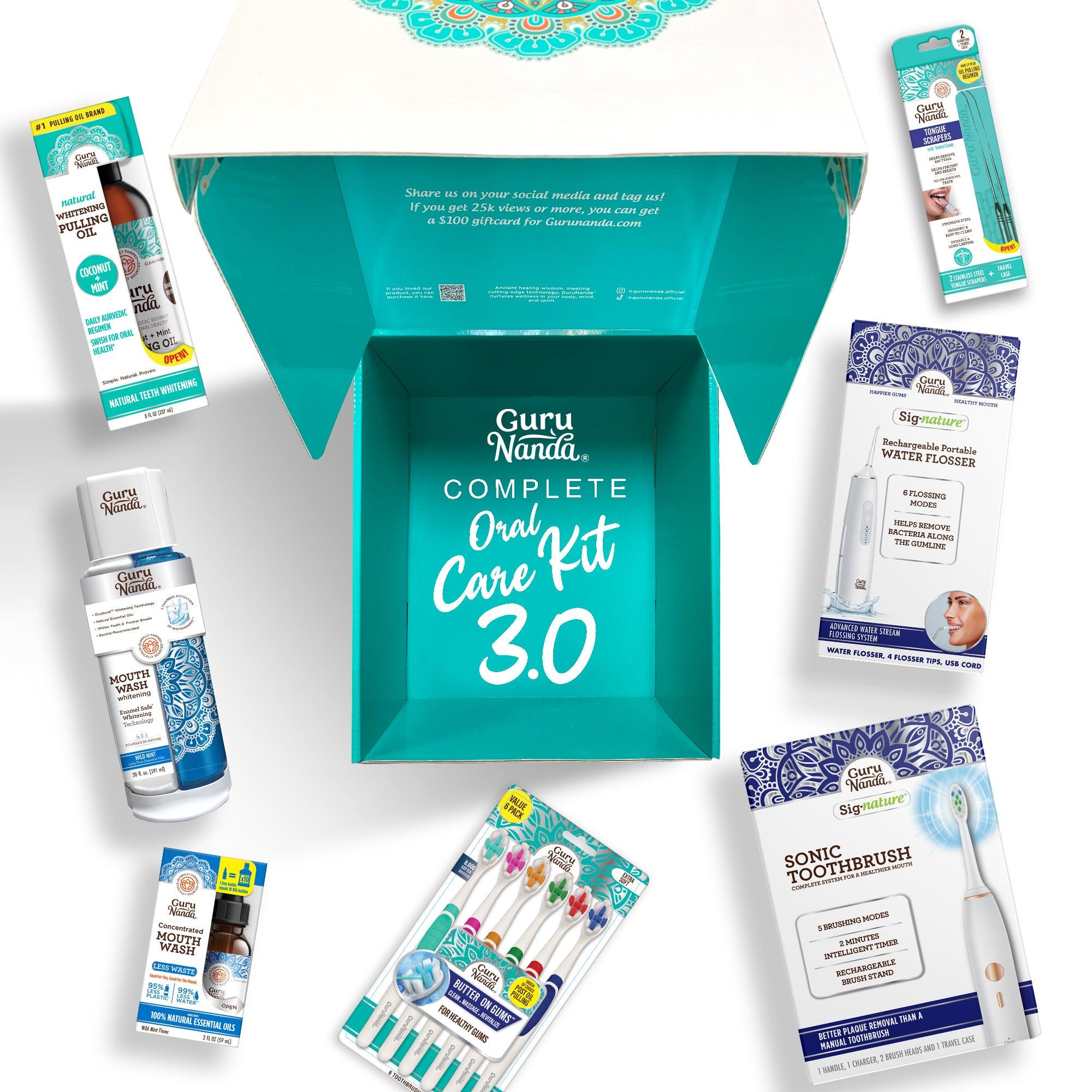GuruNanda Better Gums Regimen 3.0 Complete Oral Care Routine Kit