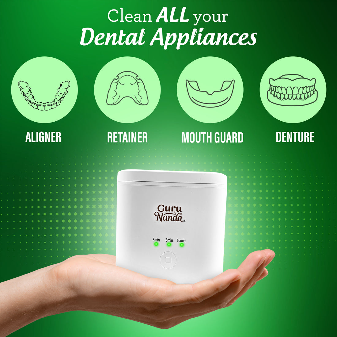 Retainer &amp; Denture Cleaning Pod