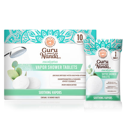 Pastillas de ducha de vapor de eucalipto - 10 unidades