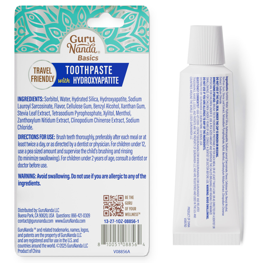 Jasmine Mint Fluoride-Free Hydroxyapatite Travel Size Toothpaste